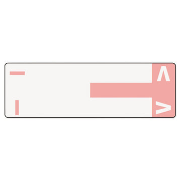 Smead® Alphaz Color-coded First Letter Combo Alpha Labels, I-v, 1.16 X 3.63, Pink-white, 5-sheet, 20 Sheets-pack freeshipping - TVN Wholesale